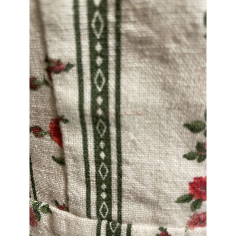 City Chic Floral Linen Blend Sundress Size 14 NWT Pockets Tie Shoulders Smocked - Picture 8 of 9